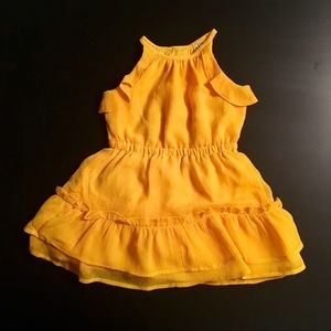 SOLD 🌸 Janie & Jack Yellow Ruffled Dress